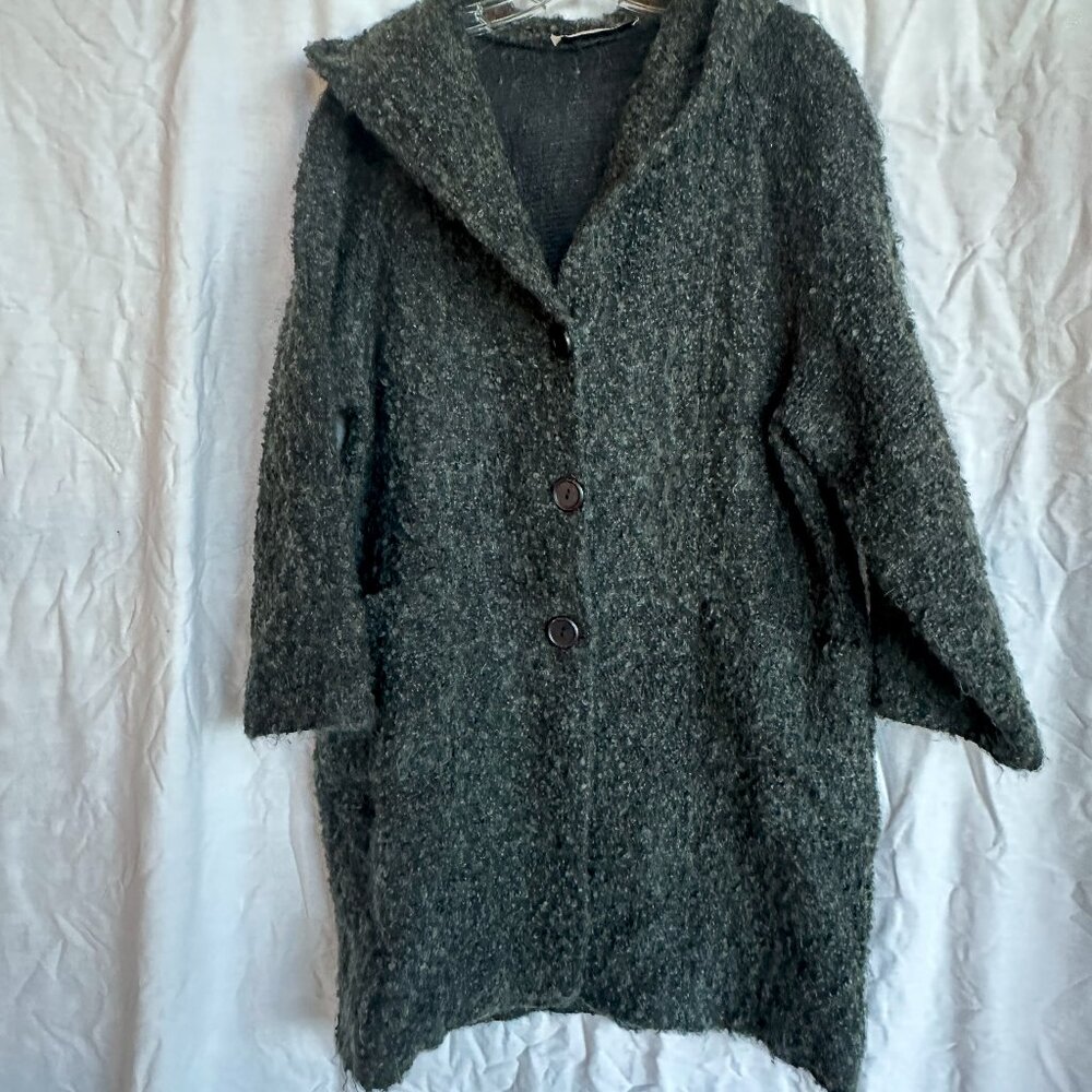 Vintage Eva Tralala Paris Boucle Wool Coat